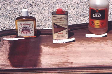 How does Dr. Woodwell Wood Elixir compare to Howard Restor-A-Finish and Orange Glo?