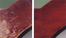 Restore dried-out wood and a flaking finish