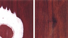 Remove / repair white water marks on wood furniture in just one step